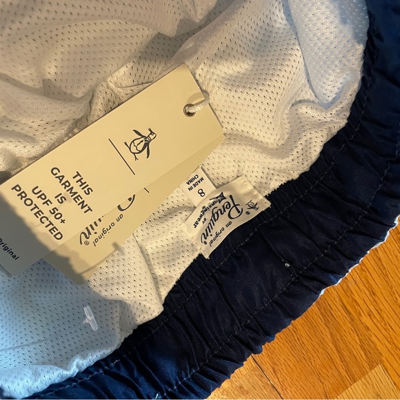 Boys original penguin swim trunks - Picture 2 of 2